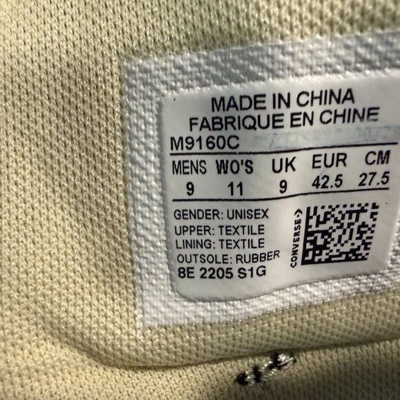 🖤 Men’s Black Converse | Size 9 🖤 - Picture 4 of 4